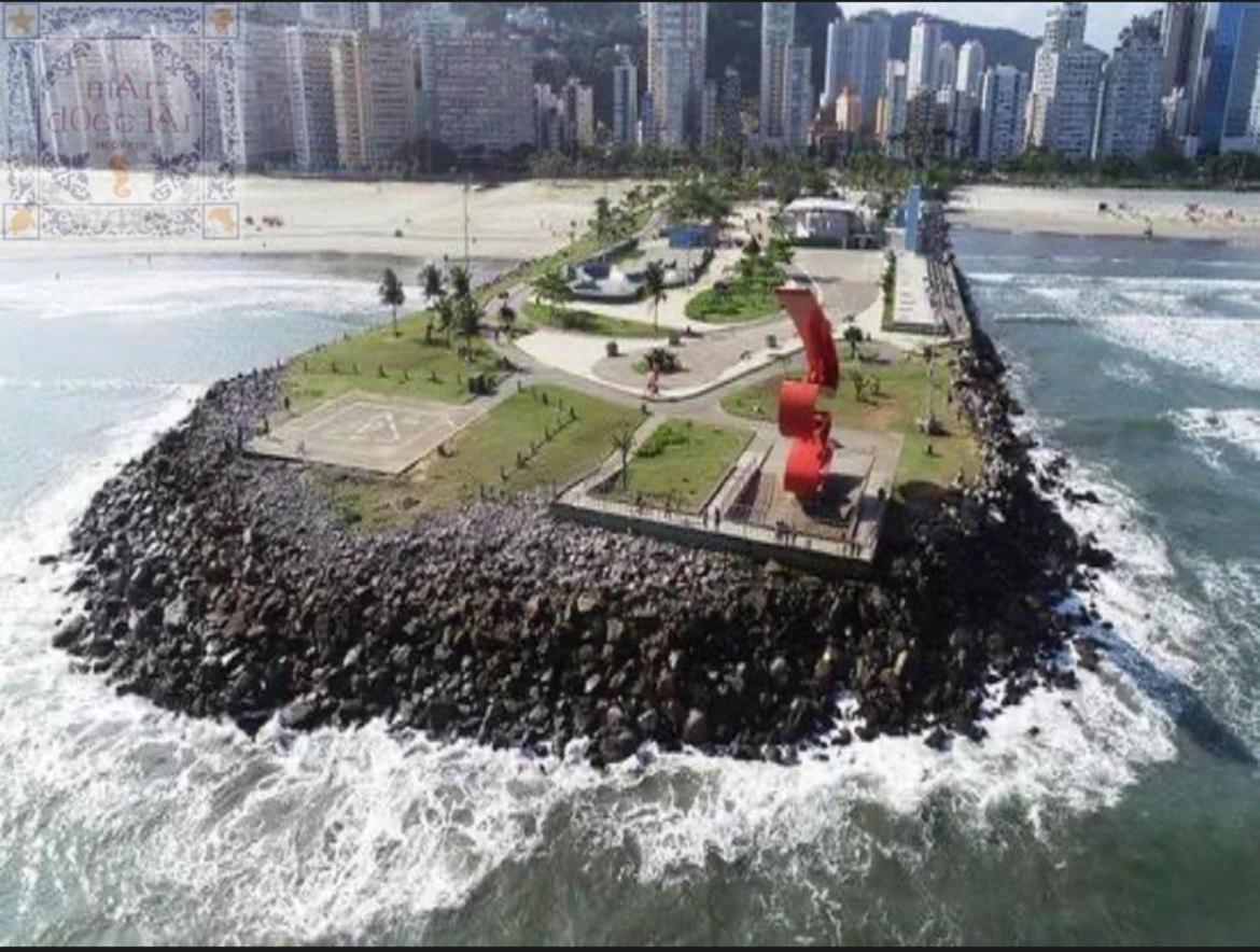 شقة Pe Na Areia Em Santos المظهر الخارجي الصورة